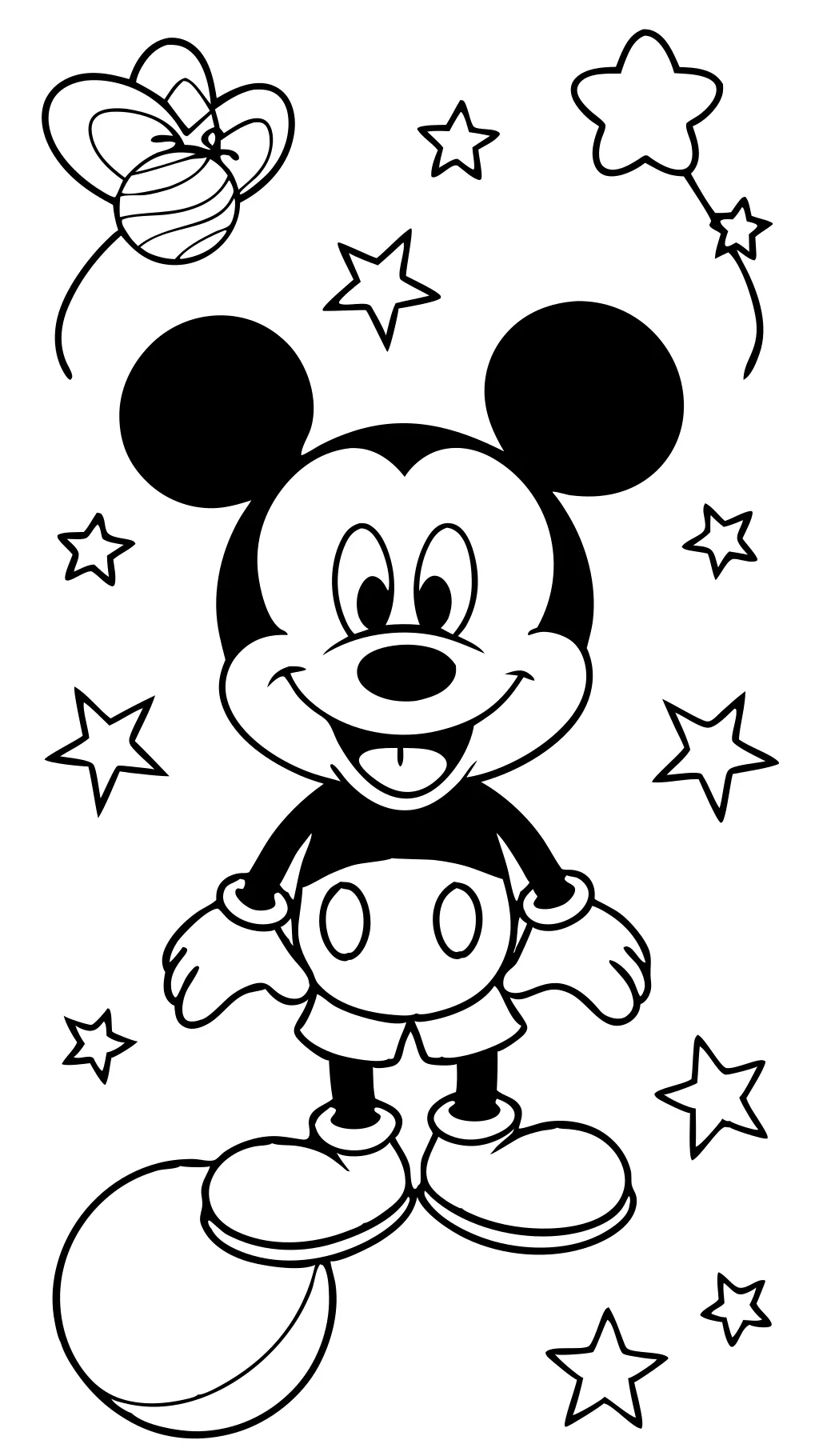 print mickey mouse coloring pages